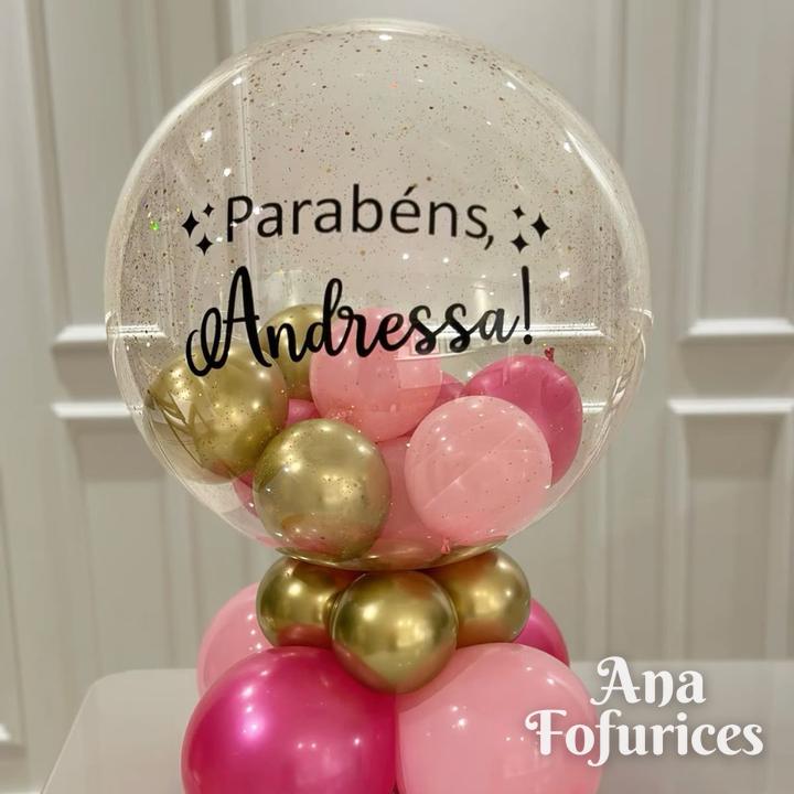 Balões personalizados: Parabéns