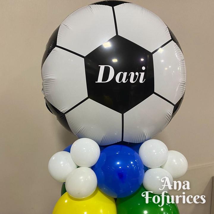 Balões personalizados: bola de futebol