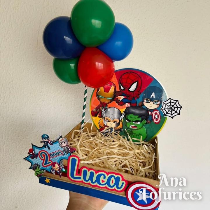 Kits e cestas de presente: cesta de heróis