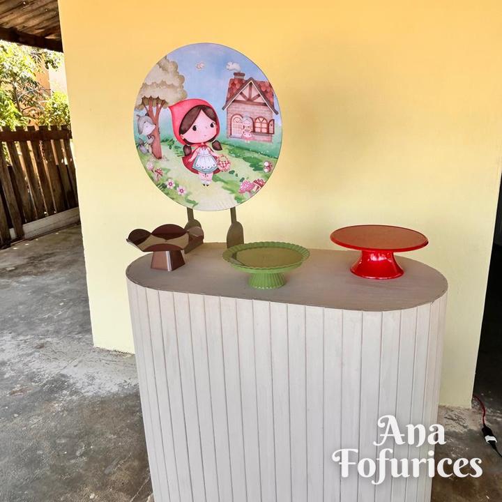 Mini festa na mesa: Chapeuzinho Vermelho, outro modelo