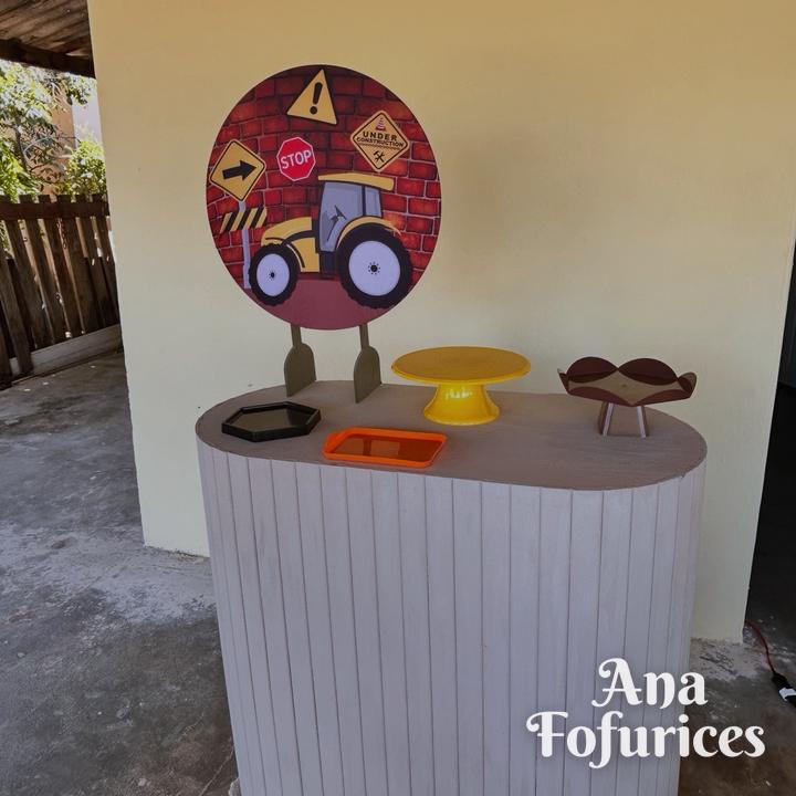Mini festa na mesa: construção