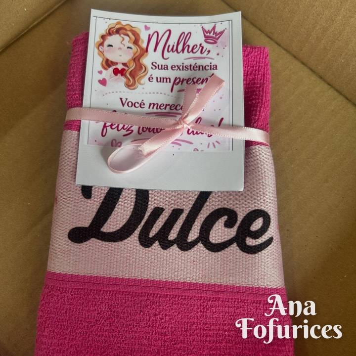 Toalha personalizada